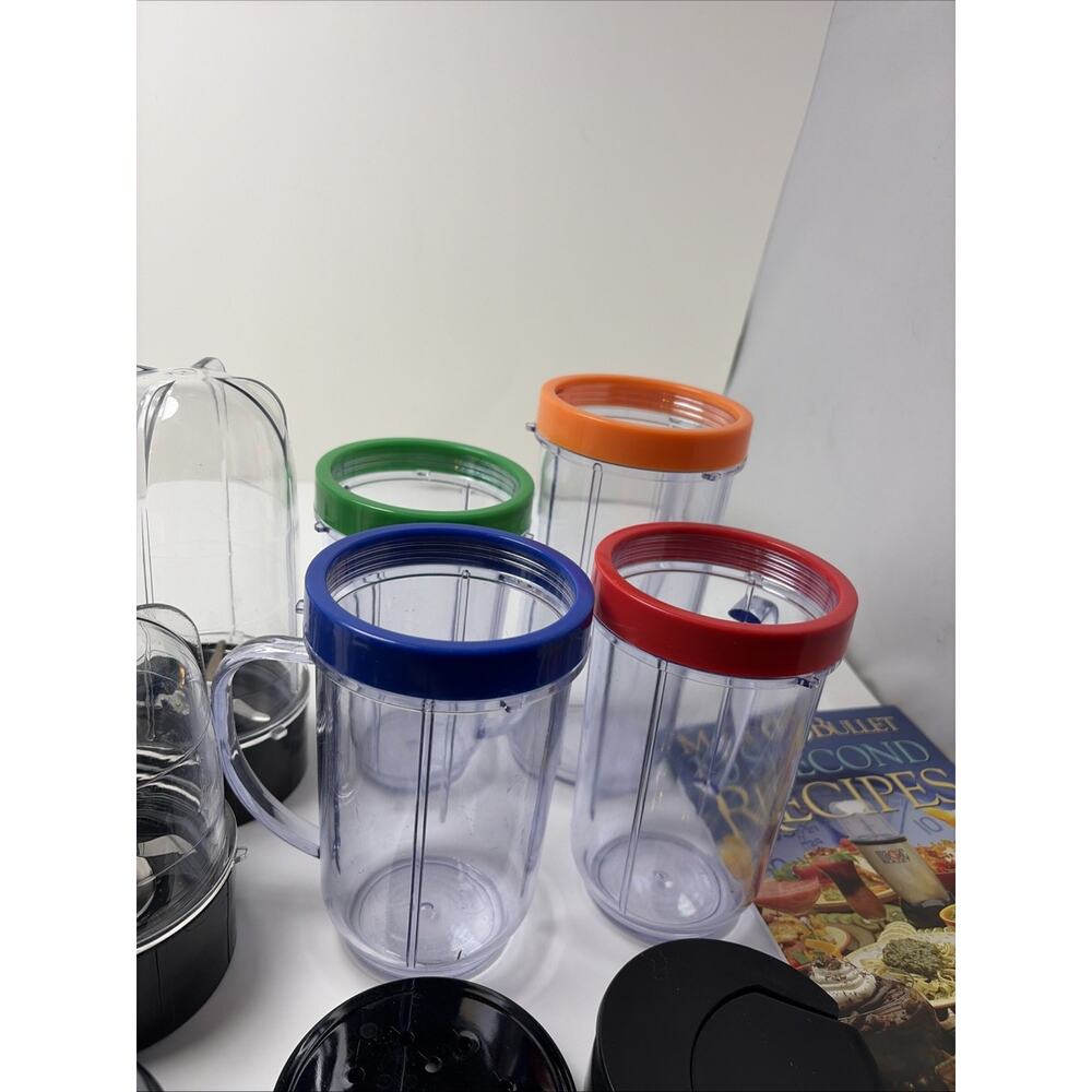 Magic Bullet Blender MB1001b Base Blender Mugs Never Used - Picture 4 of 14
